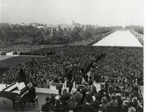 People Gathered to Hear Singer Marian Anderson in Potomac Park