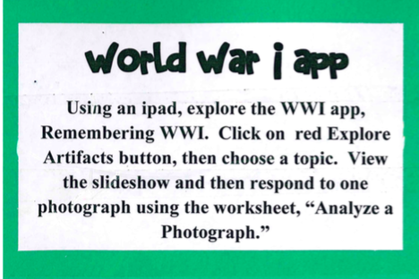 World War I app