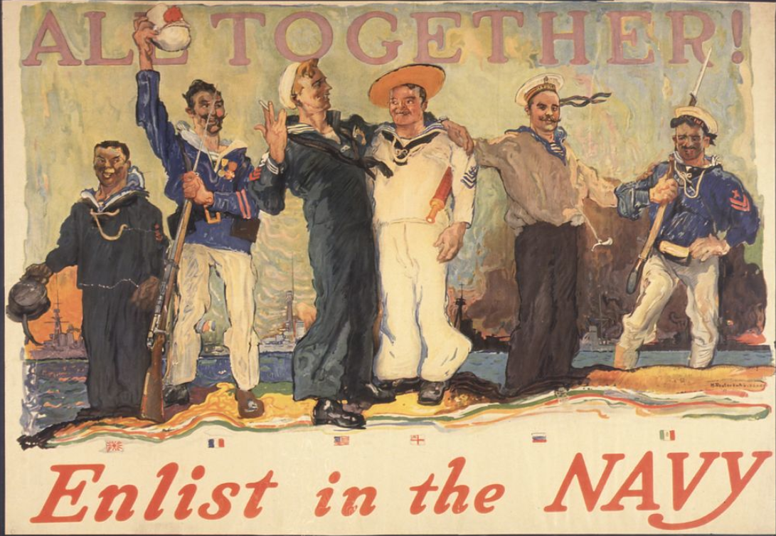 Enlist in the Navy poster