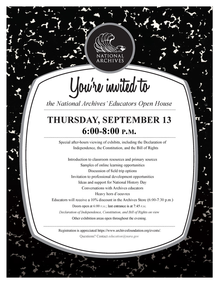 Educators Open House Flyer