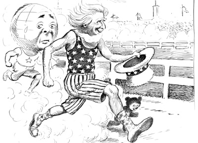 The Winner political cartoon