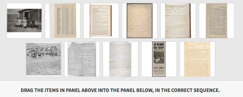 Small images of documents in the teaching activity